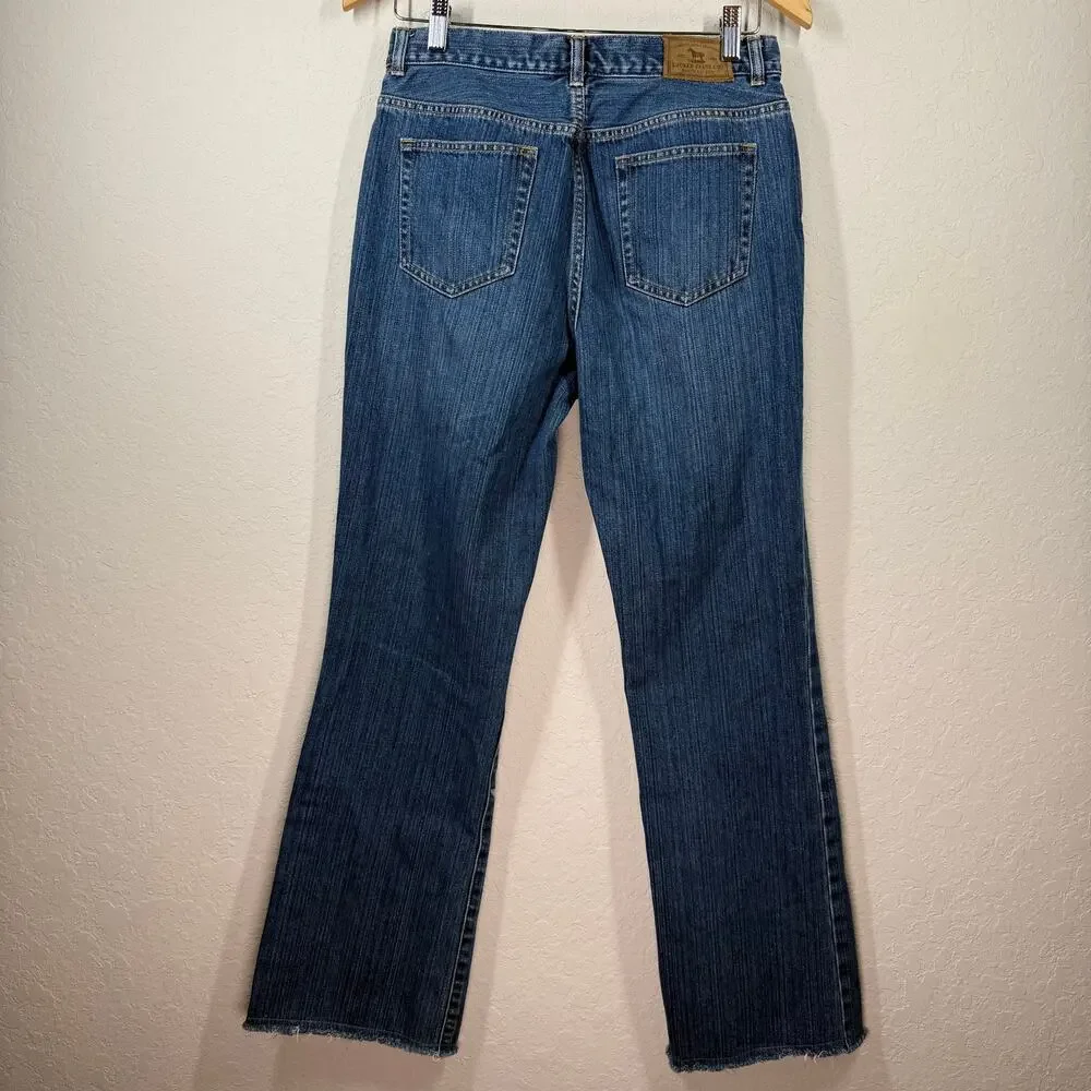 Vintage Women's Lauren Jeans Co. Ralph Lauren Floral Print Jeans‎ Size 6